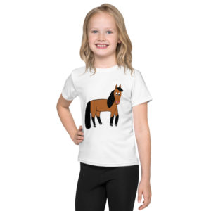 Riki Horse Kids crew neck t-shirt