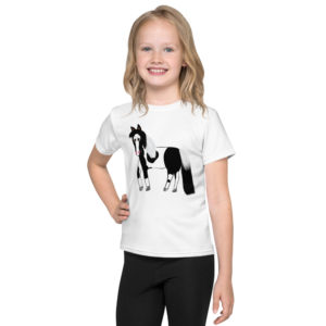 J.R. Paint Horse Kids crew neck t-shirt