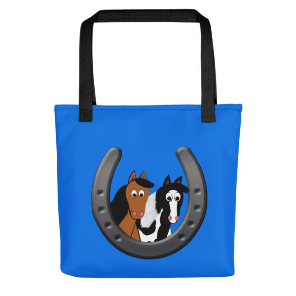 Cute Horses in Horseshoe Tote bag