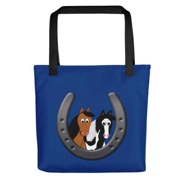 Cute Horses in Horseshoe Tote bag
