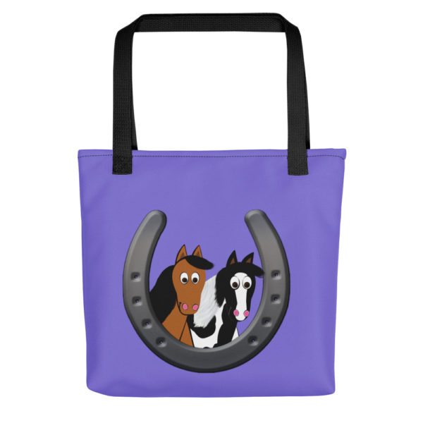 Cute Horses in Horseshoe Tote bag