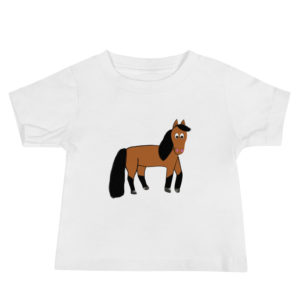 Riki Horse Baby Jersey Short Sleeve Tee