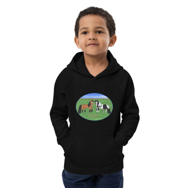 Horses Kids eco hoodie - Image 4