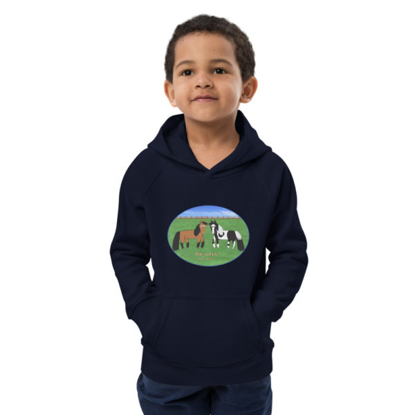 Horses Kids eco hoodie - Image 8