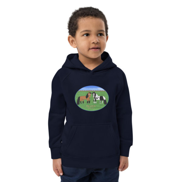 Horses Kids eco hoodie - Image 5