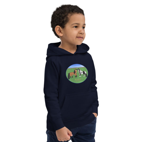 Horses Kids eco hoodie - Image 6