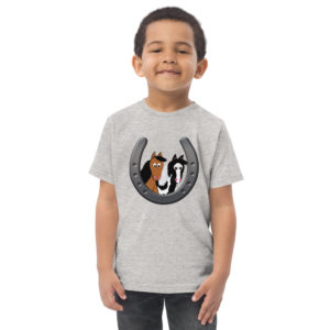 Horses Toddler jersey t-shirt
