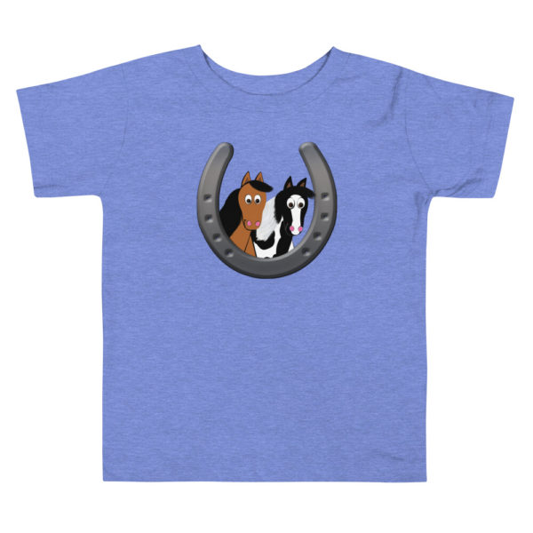 Toddler Short Sleeve Tee Paint and Bay Horse - Image 2