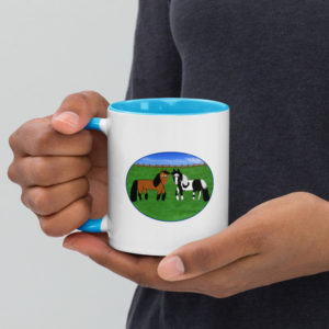 Horse Mug with Color Inside