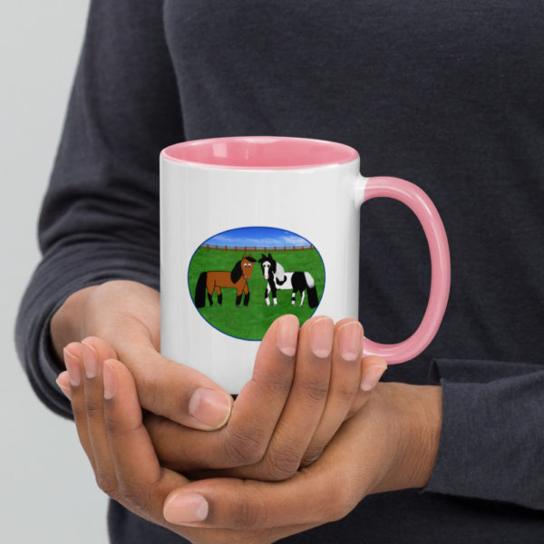 Horse Mug with Color Inside - Image 9