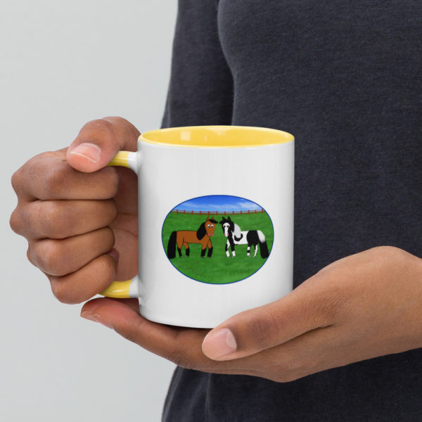 Horse Mug with Color Inside - Image 12