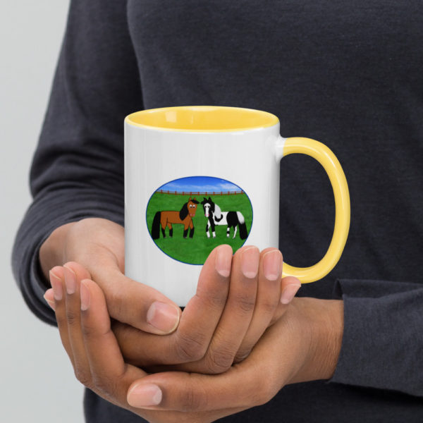 Horse Mug with Color Inside - Image 11